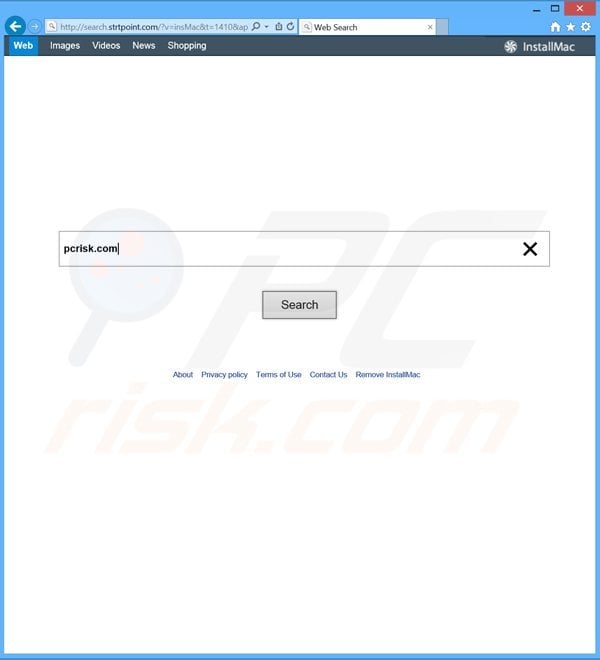 search.strtpoint.com browser hijacker