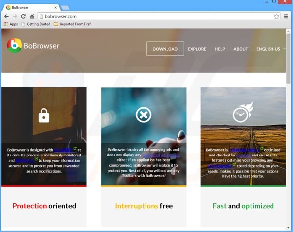 BoBrowser adware