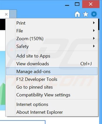 Verwijder de MobilePCStarterKit advertenties uit Internet Explorer stap 1