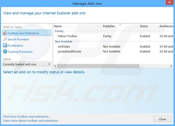 Verwijder Phrase Finder advertenties uit Internet Explorer stap 2