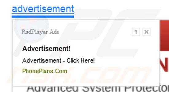 radplayer genereert intrusieve online advertenties