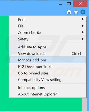 Verwijder de Boby Zoom advertenties uit Internet Explorer stap 1