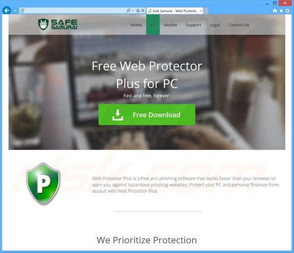 Web Protector adware