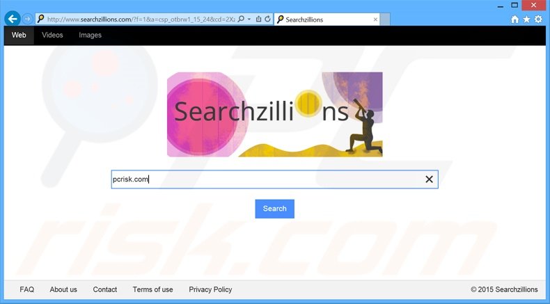 searchzillions.com browser hijacker