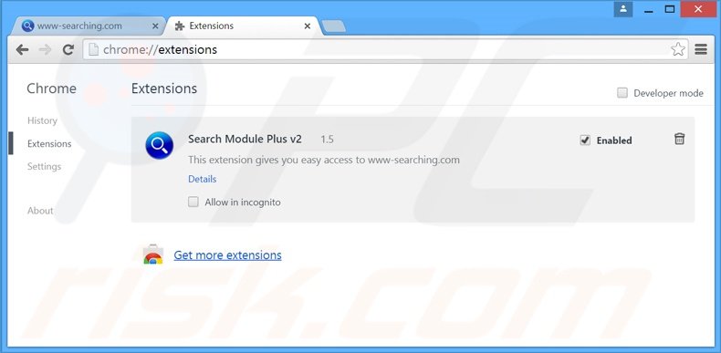 Verwijder de BrowserAir advertenties uit Google Chrome stap 2