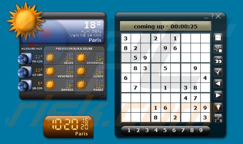 eoClock, eoMeteo en de eoSudoku apps