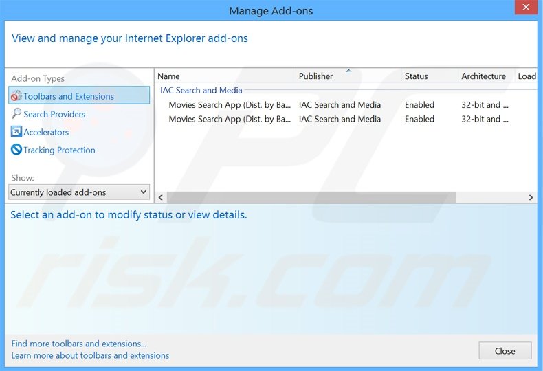 Verwijder aan search.ask.com gerelateerde Internet Explorer extensies