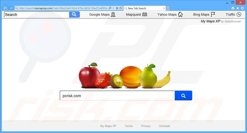 search.mymapsxp.com browser hijacker