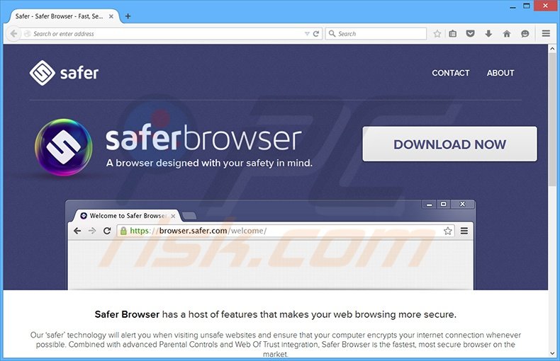 Safer Browser doorverwijzing