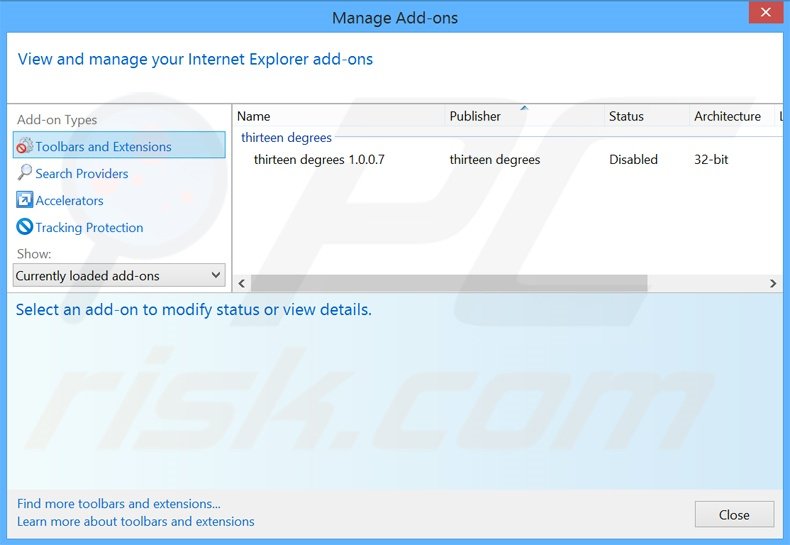 Verwijder de WikiBrowser advertenties uit Internet Explorer stap 2