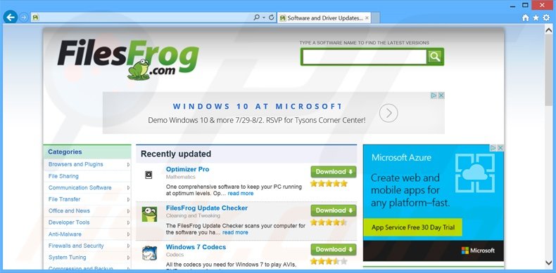 FilesFrog adware