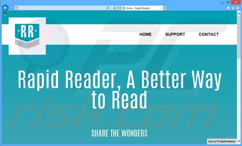 RapidReader adware