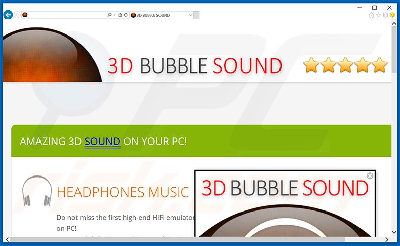 3D BUBBLE SOUND adware