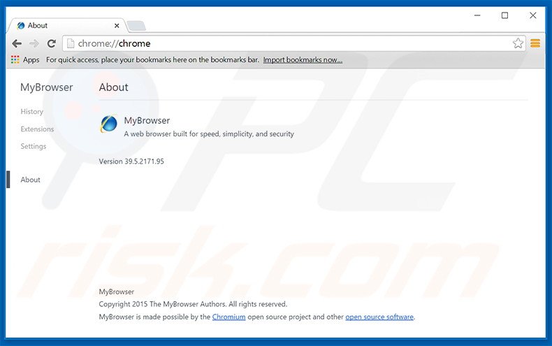 Misleidende MyBrowser adware-achtige applicatie