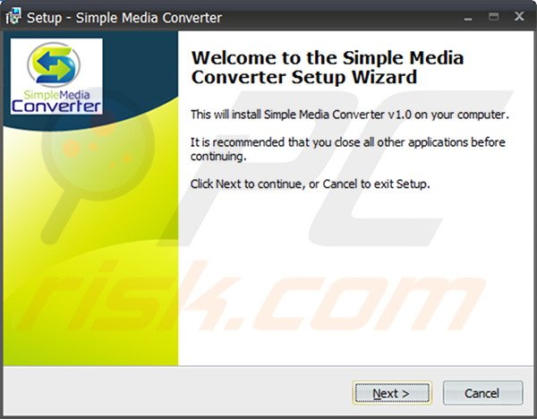 Official Simple Media Converter adware installatieconfiguratie