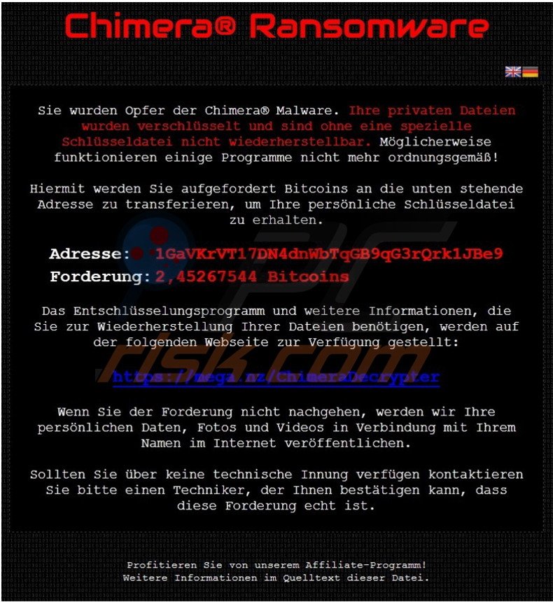 Chimera instructies