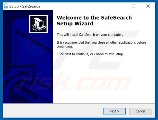 safesearch.net browser hijacker installer setup
