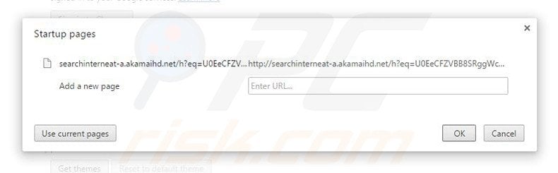 Verwijder Search Know als startpagina in Google Chrome