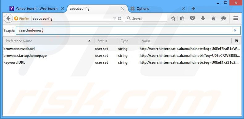 Verwijder Search Know als standaard zoekmachine in Mozilla Firefox