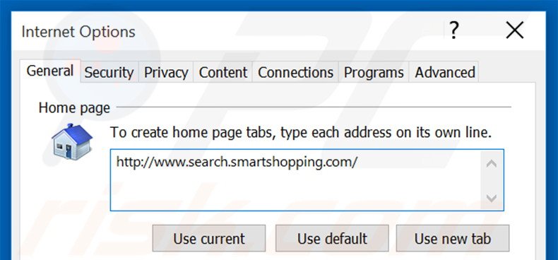 Verwijder search.smartshopping.com als startpagina in Internet Explorer