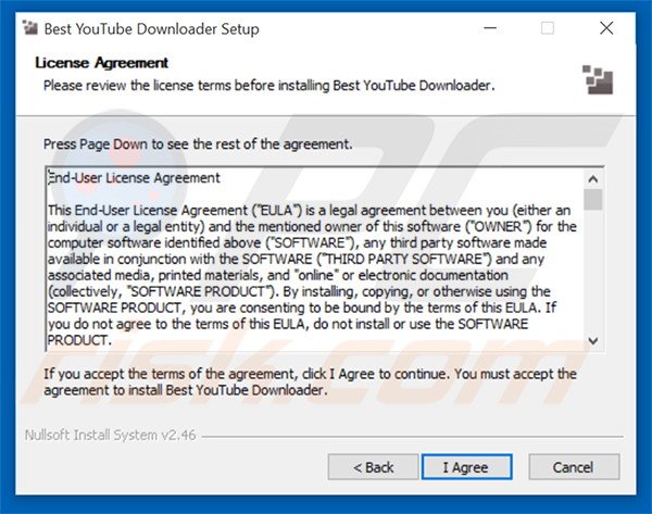 Official Best YouTube Downloader adware installatie configuratie