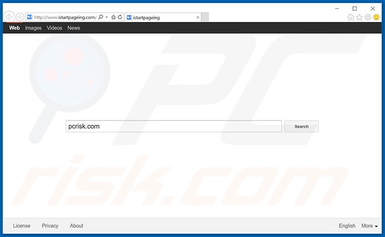 istartpageing.com browser hijacker