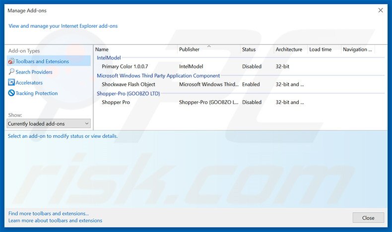 Verwijder de CoffeeFeed advertenties uit Internet Explorer stap 2