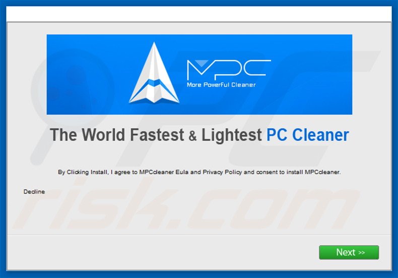 MPC Cleaner bundelt de software installer