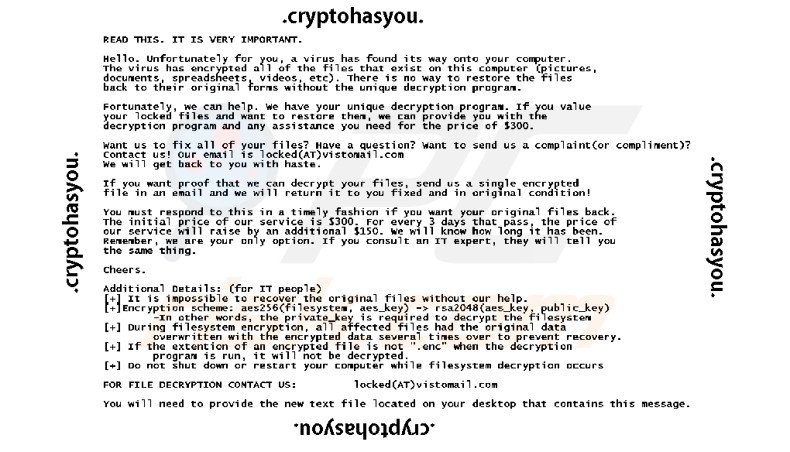 .Cryptohasyou decryptie instructies