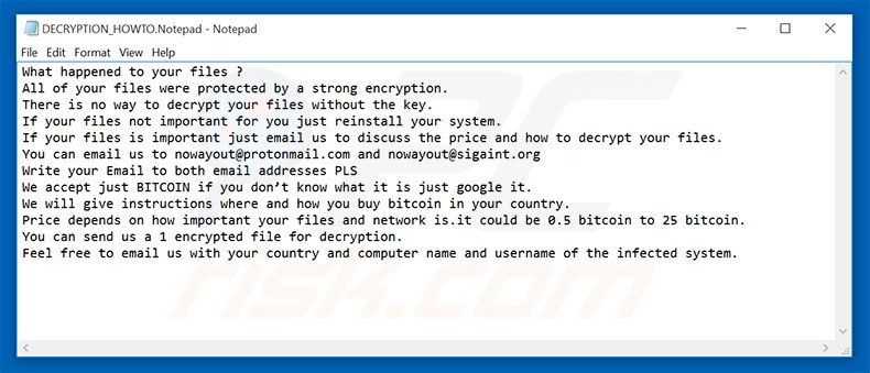 Surprise decrypt instructies