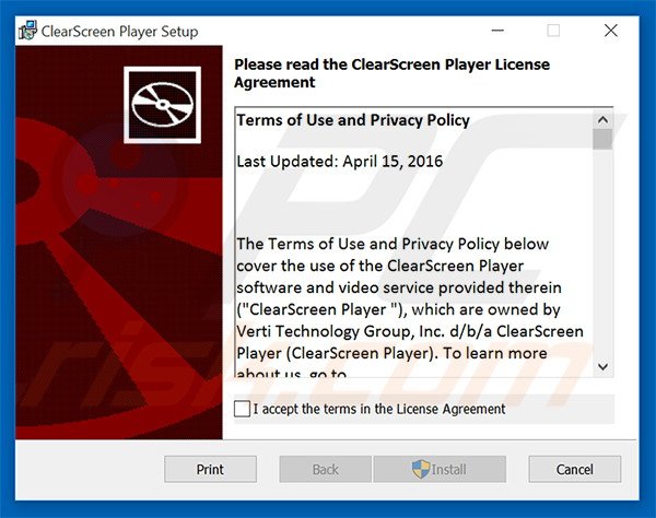 Officiële ClearScreen Player installatie configuratie