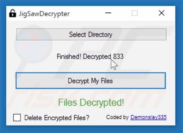 .Fun ransomware decryptor
