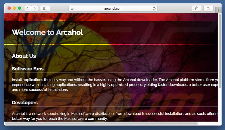Dubieuze website gebruikt om search.arcahol.com te promoten