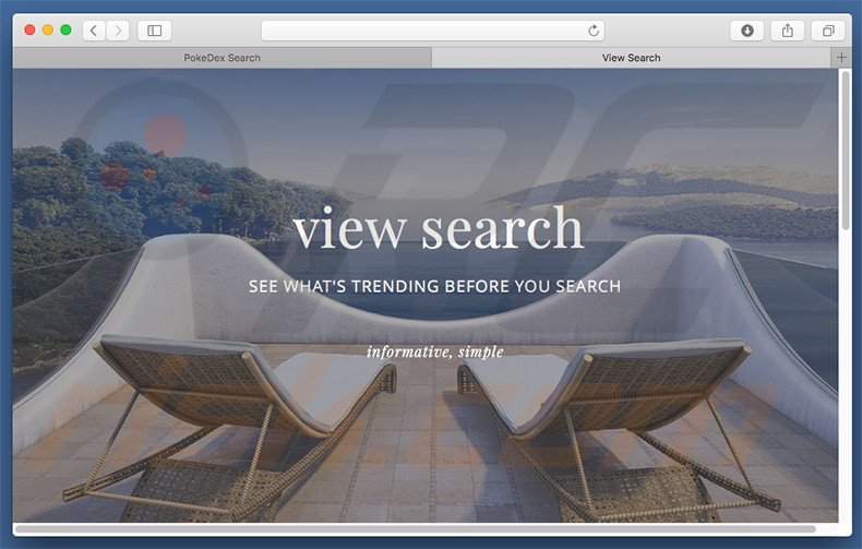 Dubieuze website gebruikt om search.viewsearch.net te promoten