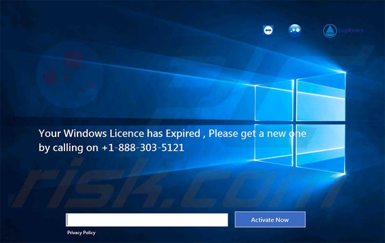 Your Windows Licence has Expired ('Je Windows-licentie is verlopen') adware