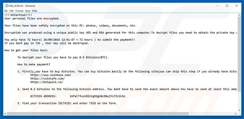 help_dcfile ransomware tekstbestand