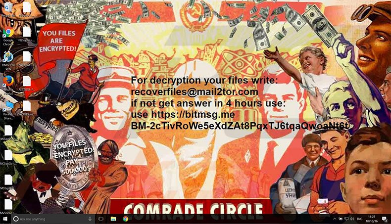 Comrade Circle decryptie instructies