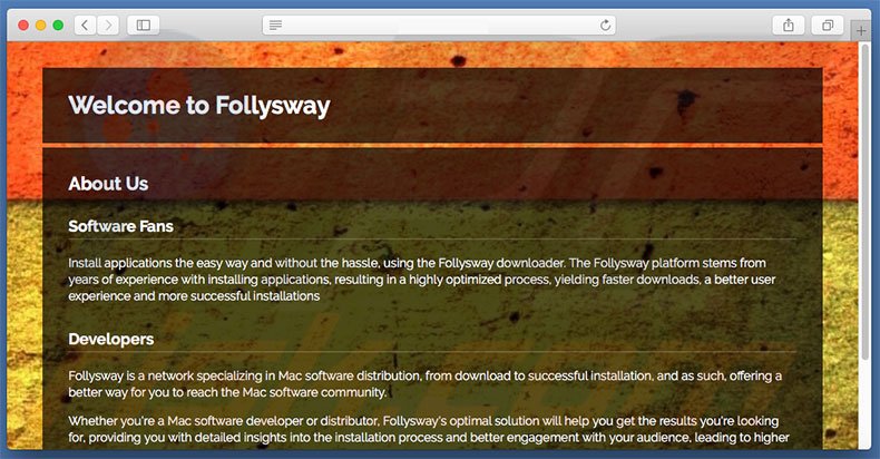 Dubieuze website promoot search.follysway.com
