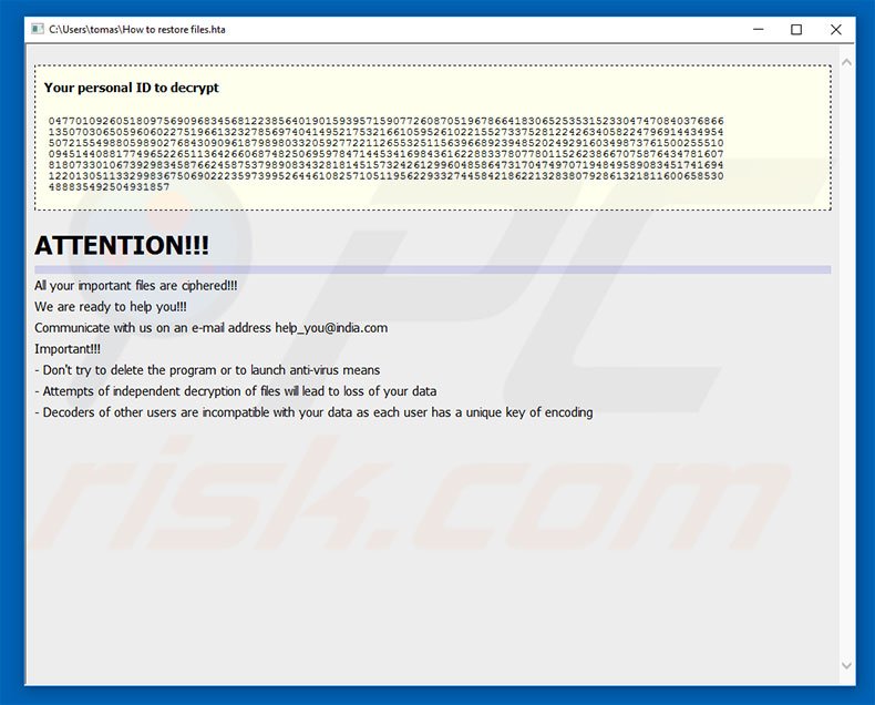 help_you@india.com decryptie-instructies