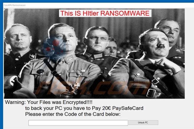 hitler ransomware bijgewerkte variant