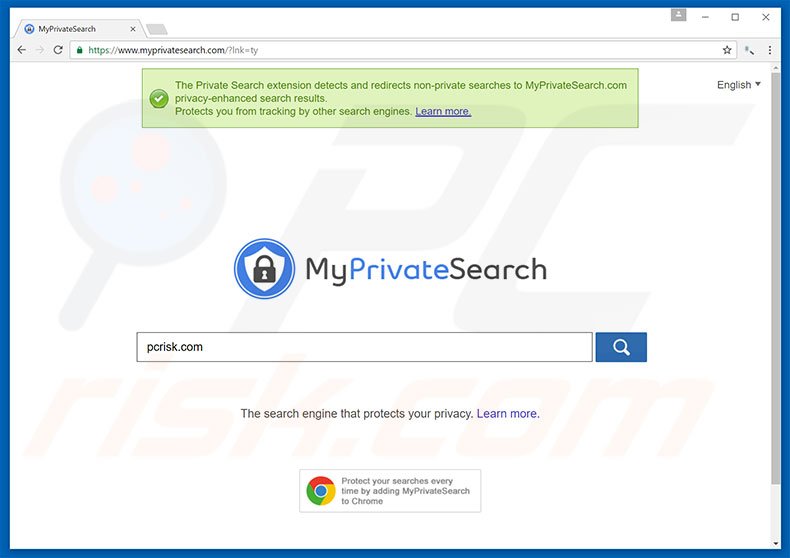 myprivatesearch.com browserkaper