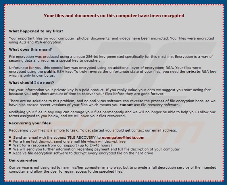 Nuke ransomware html-bestand