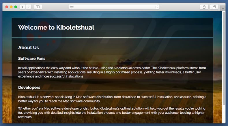 Dubieuze website promoot search.kiboletshual.com