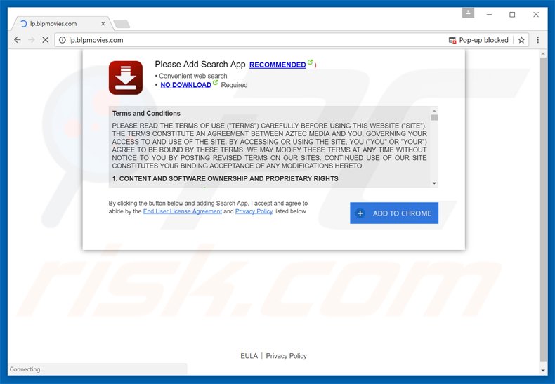 website promoot blpsearch browser hijacker