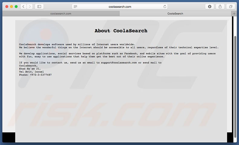 coolasearch.com informatie