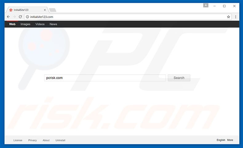 initialsite123.com browser hijacker