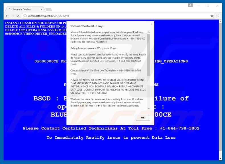 suspicious activity from your IP address zwendelvariant