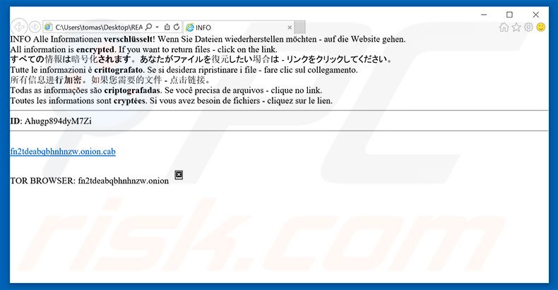 Mordor decryptie instructies