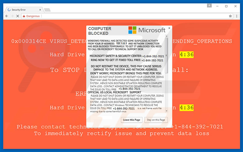 COMPUTER BLOCKED (Computer geblokkkeerd) adware