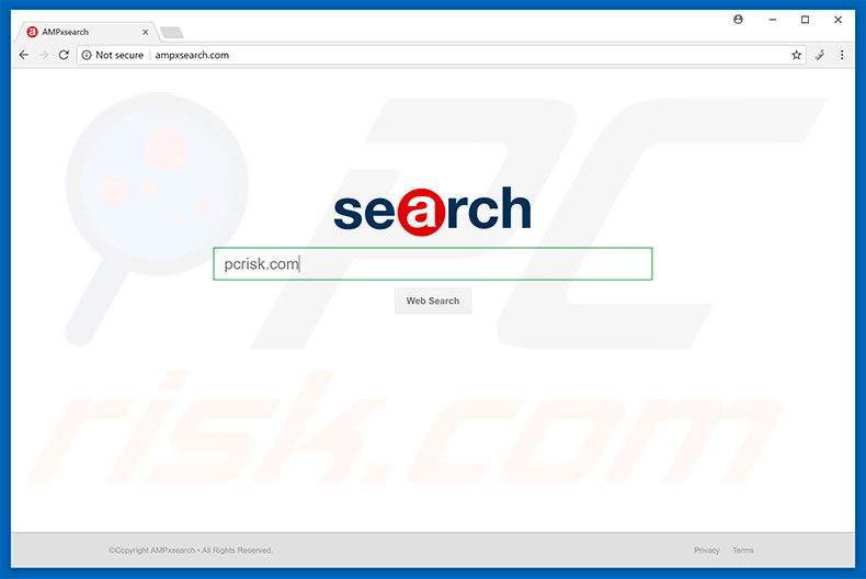 ampxsearch.com browser hijacker